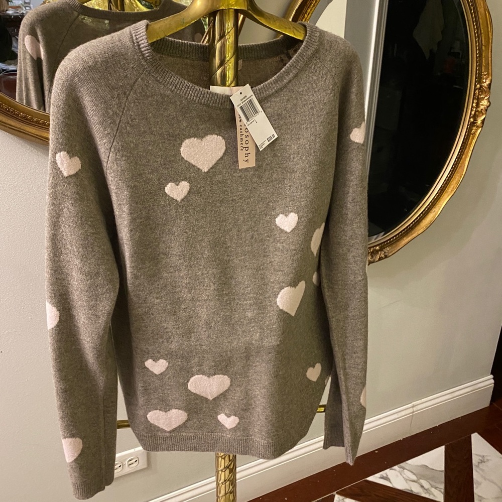 New Cashmere Valentines Day Sweater